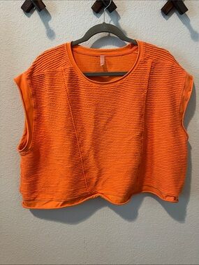 FP Movement Orange Sleeveless Top Small